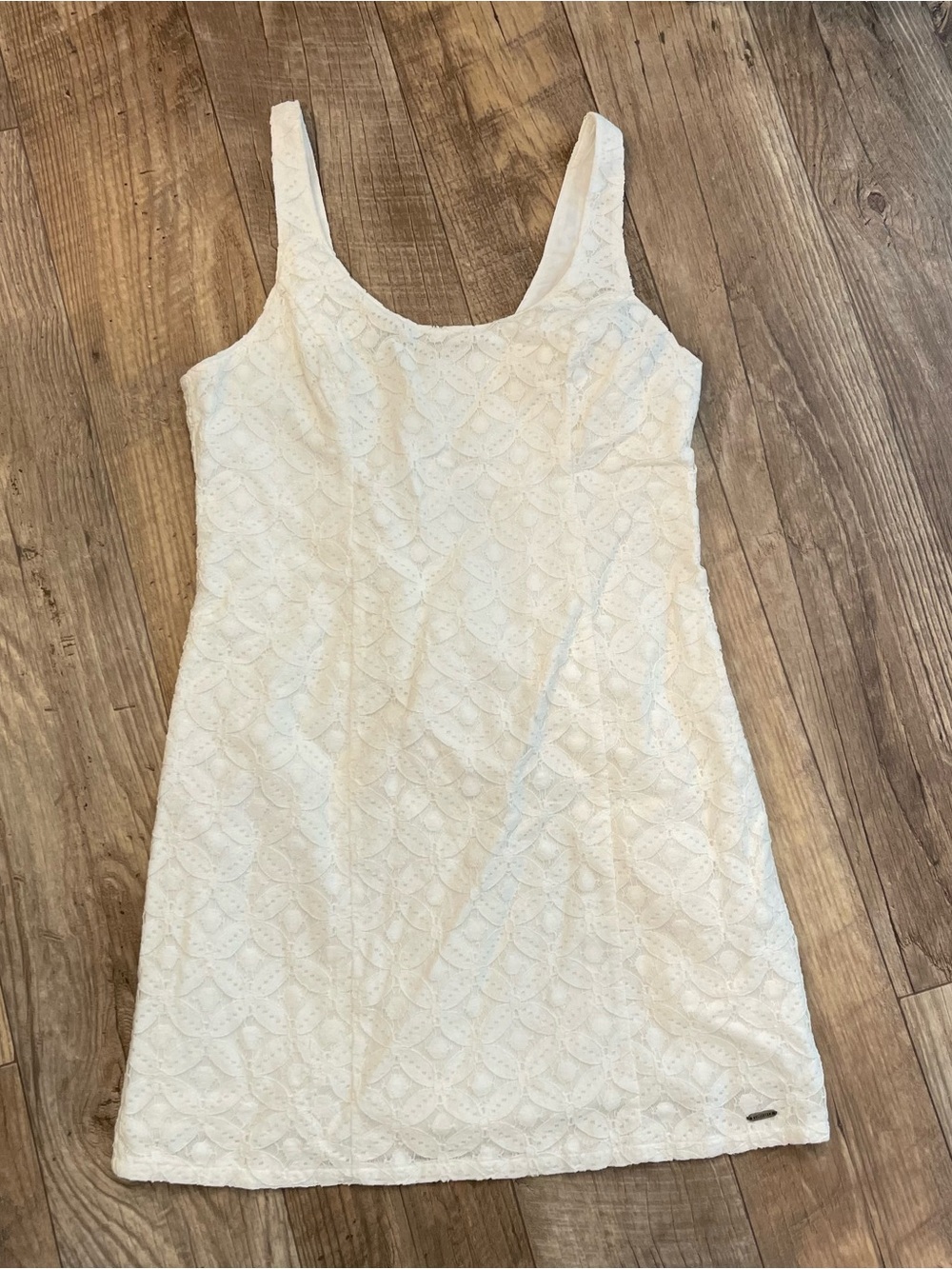 Hollister White Lace Tank Dress